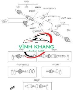 AB394A376AC | CÁC ĐĂNG CẦU TRƯỚC MAZDA BT50 2013-2020 - Ảnh 5