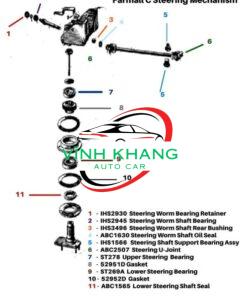 TRỤC VÍT CỌC LÁI HYUNDAI I20 TRỤC VÍT CỌC LÁI HYUNDAI I20 - Ảnh 3