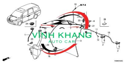 VÒI PHUN NƯỚC RỬA KÍNH NISSAN TEANA 2009 CHÍNH HÃNG | 28932JN00A VÒI PHUN NƯỚC RỬA KÍNH NISSAN TEANA 2009 CHÍNH HÃNG | 28932JN00A - Ảnh 4