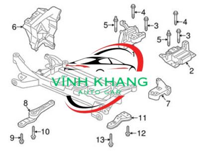 13327079 - GIÁ ĐỠ ĐỘNG CƠ CHEVROLET CRUZE 2009 13327079 - GIÁ ĐỠ ĐỘNG CƠ CHEVROLET CRUZE 2009 - Ảnh 4