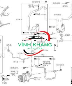 6863021100 | TUY Ô THẤP ÁP MÁY LẠNH XE SSANGYONG RODIUS 6863021100 | TUY Ô THẤP ÁP MÁY LẠNH XE SSANGYONG RODIUS - Ảnh 3
