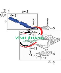 86356A7000 - CHE KHÓA CAPO KIA CERATO 2013-2017 86356A7000 - CHE KHÓA CAPO KIA CERATO 2013-2017 - Ảnh 2