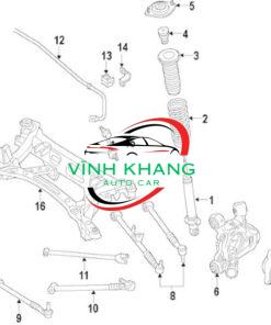 THĂNG GIẰNG NGANG CẦU SAU HYUNDAI TUCSON - Ảnh 3