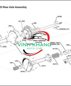 VỎ CẦU SAU KIA K165 VỎ CẦU SAU KIA K165 - Ảnh 3