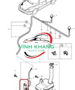 BƠM NƯỚC RỬA KÍNH XE KIA SORENTO 2015-2020 | 98510A9000 BƠM NƯỚC RỬA KÍNH XE KIA SORENTO 2015-2020 | 98510A9000 - Ảnh 4