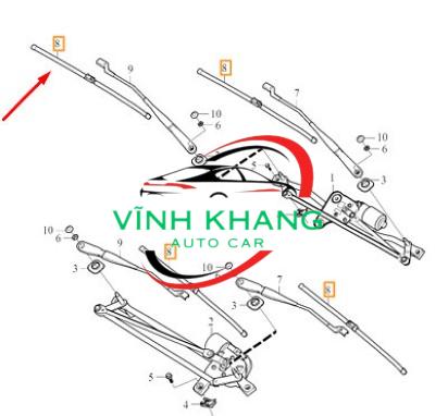MEEU2J17528JA | CHỔI GẠT MƯA TRƯỚC FORD RANGER 2012-2021 MEEU2J17528JA | CHỔI GẠT MƯA TRƯỚC FORD RANGER 2012-2021 - Ảnh 5