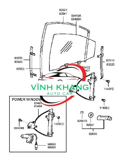 0K2A3-59560A | COMPA LÊN KÍNH KIA SPECTRA 2005 0K2A3-59560A | COMPA LÊN KÍNH KIA SPECTRA 2005 - Ảnh 4