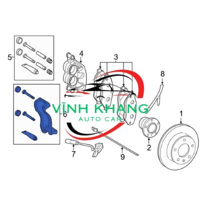 GÔNG PHANH KIA XE KIA OPTIMA 2015-2020 | 58310D4A50 GÔNG PHANH KIA XE KIA OPTIMA 2015-2020 | 58310D4A50 - Ảnh 5