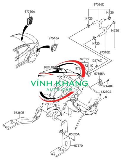CÚT CHIA NƯỚC XE HYUNDAI LIBERO 1997-2007 | 973144A100 CÚT CHIA NƯỚC XE HYUNDAI LIBERO 1997-2007 | 973144A100 - Ảnh 5