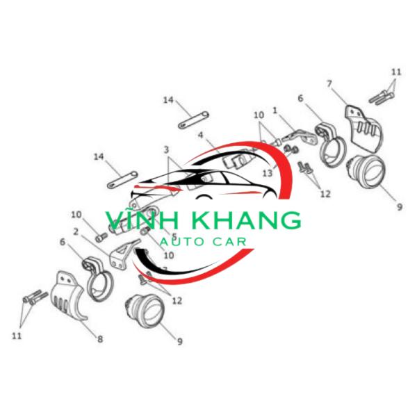 ĐÈN SƯƠNG MÙ PHỤ XE KIA SPECTRA 2002 | 0K2N351510A ĐÈN SƯƠNG MÙ PHỤ XE KIA SPECTRA 2002 | 0K2N351510A - Ảnh 5