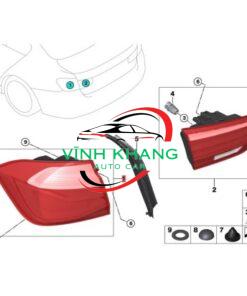 ĐÈN HẬU MITSUBISHI OUTLANDER 2.4 2020 | 8330B174 - Ảnh 4