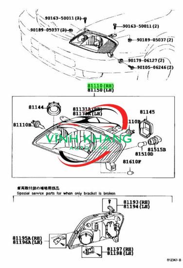 ĐÈN PHA XE FORD FOCUS 2015-2019 | F1EB13W029CB