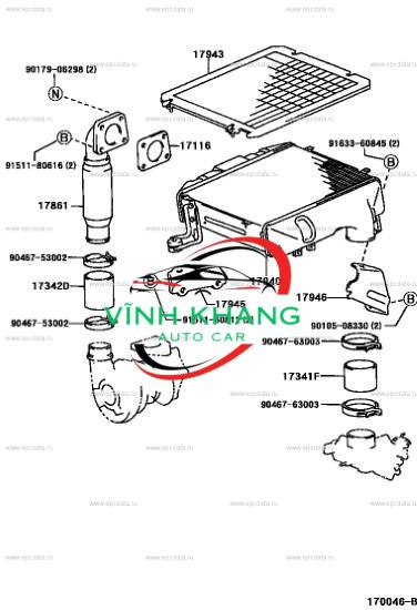 179400L010| Két turbo TOYOTA HILUX 2014 179400L010| Két turbo TOYOTA HILUX 2014 - Ảnh 3