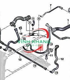 KÉT NƯỚC XE ISUZU HILANDER 2.5 MT | 8943688310 KÉT NƯỚC XE ISUZU HILANDER 2.5 MT | 8943688310 - Ảnh 4
