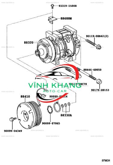 LỐC LẠNH FORD FIESTA 1.6 2011 | F500MD9AA01 LỐC LẠNH FORD FIESTA 1.6 2011 | F500MD9AA01 - Ảnh 5