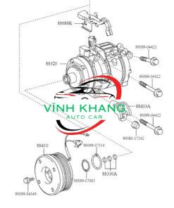 LỐC LẠNH XE THACO OLLIN 345 2017-2023 | ST541301 LỐC LẠNH XE THACO OLLIN 345 2017-2023 | ST541301 - Ảnh 5