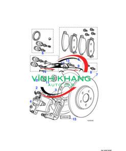 0004208703 - BỐ THẮNG SAU MERCEDES GLC250 0004208703 - BỐ THẮNG SAU MERCEDES GLC250 - Ảnh 4
