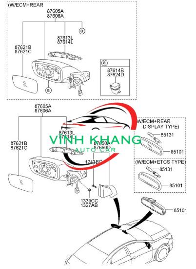MẶT GƯƠNG CHIẾU HẬU TRÁI HYUNDAI PORTER 2 | 876114F100 MẶT GƯƠNG CHIẾU HẬU TRÁI HYUNDAI PORTER 2 | 876114F100 - Ảnh 5