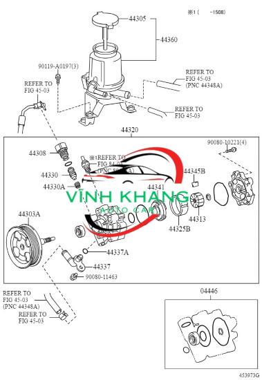 BÌNH DẦU TRỢ LỰC LÁI TOYOTA FORTUNER BÌNH DẦU TRỢ LỰC LÁI TOYOTA FORTUNER - Ảnh 3
