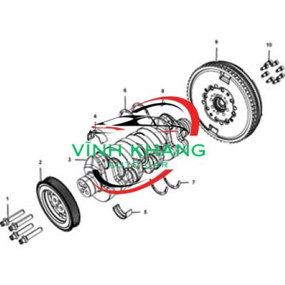 13408-13010 | PULY CỐT MÁY TOYOTA ZACE 2006 13408-13010 | PULY CỐT MÁY TOYOTA ZACE 2006 - Ảnh 5