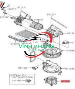 QUẠT GIÓ ĐIỀU HÒA XE HYUNDAI EON 2011-2014 | 971131Y000 - Ảnh 5