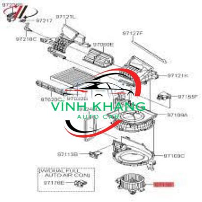 QUẠT GIÓ ĐIỀU HÒA XE HYUNDAI EON 2011-2014 | 971131Y000 QUẠT GIÓ ĐIỀU HÒA XE HYUNDAI EON 2011-2014 | 971131Y000 - Ảnh 5