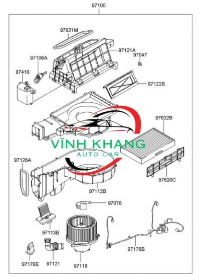 TRỞ QUẠT GIÀN LẠNH KIA SPECTRA 2005 | 0K9A361B11 TRỞ QUẠT GIÀN LẠNH KIA SPECTRA 2005 | 0K9A361B11 - Ảnh 4