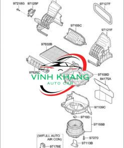 TRỞ QUẠT GIÀN LẠNH KIA SPECTRA 2005 | 0K9A361B11 TRỞ QUẠT GIÀN LẠNH KIA SPECTRA 2005 | 0K9A361B11 - Ảnh 5