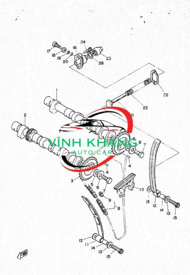 3629335040 | Xích hộp số phụ TOYOTA PRADO 2010-2020
