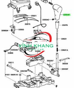33504-0D580-C0 | TAY NẮM CẦN SỐ TOYOTA YARIS 2017 33504-0D580-C0 | TAY NẮM CẦN SỐ TOYOTA YARIS 2017 - Ảnh 4