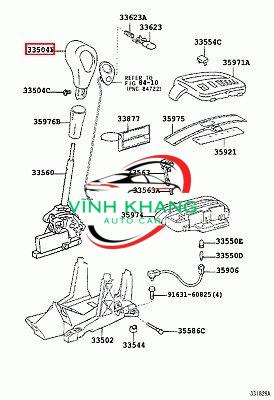 33504-0D580-C0 | TAY NẮM CẦN SỐ TOYOTA YARIS 2017 33504-0D580-C0 | TAY NẮM CẦN SỐ TOYOTA YARIS 2017 - Ảnh 3