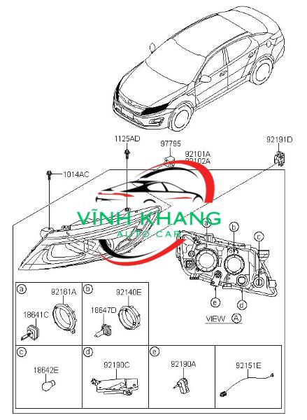 71190TMET01 | NẸP CÀI ĐÈN PHA HONDA CRV 2017-2023
