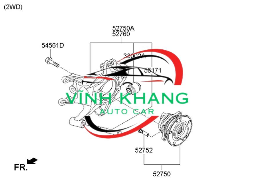 NGÕNG MAY Ơ XE HYUNDAI I30 2008-2013 | 517152H100 NGÕNG MAY Ơ XE HYUNDAI I30 2008-2013 | 517152H100 - Ảnh 4