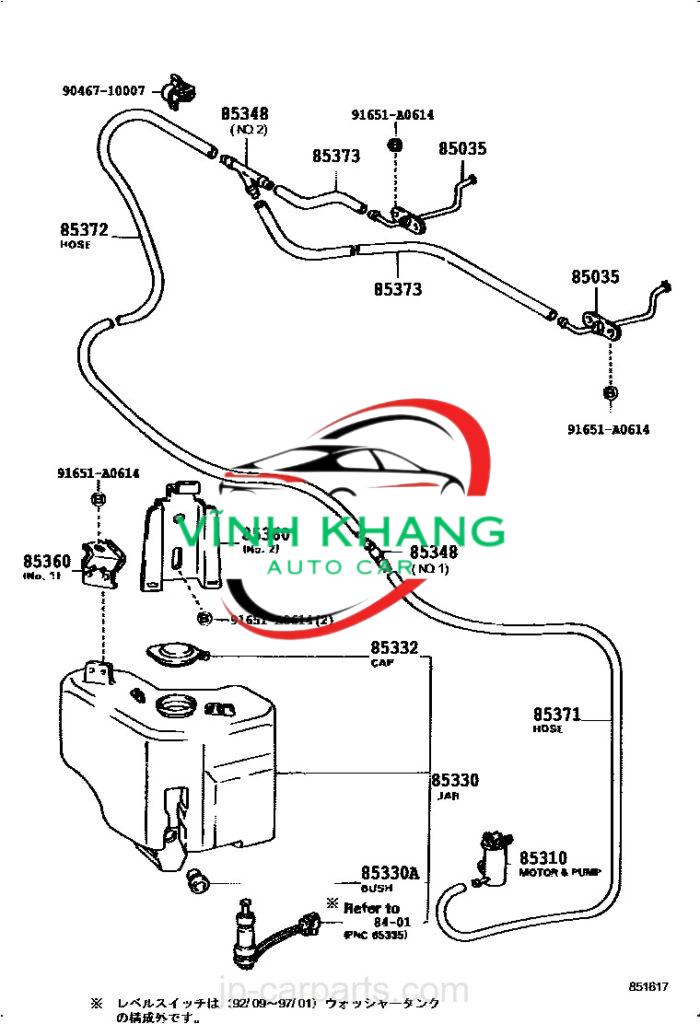 853210A010 | VAN CHIA NƯỚC RỬA KÍNH TOYOTA CAMRY 2005-2022 (Copy) 853210A010 | VAN CHIA NƯỚC RỬA KÍNH TOYOTA CAMRY 2005-2022 (Copy) - Ảnh 3