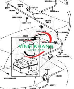 853210A010 | VAN CHIA NƯỚC RỬA KÍNH TOYOTA CAMRY 2005-2022 (Copy) 853210A010 | VAN CHIA NƯỚC RỬA KÍNH TOYOTA CAMRY 2005-2022 (Copy) - Ảnh 5