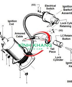 MR389784 - TIẾP ĐIỂM KHÓA ĐIỆN MITSUBISHI LANCER 2001-2005 MR389784 - TIẾP ĐIỂM KHÓA ĐIỆN MITSUBISHI LANCER 2001-2005 - Ảnh 3