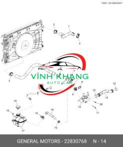 254125A850 | ỐNG NƯỚC KÉT NƯỚC XE HYUNDAI COUNTY - Ảnh 3
