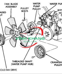 LY TÂM QUẠT KÉT NƯỚC TOYOTA INNOVA LY TÂM QUẠT KÉT NƯỚC TOYOTA INNOVA - Ảnh 3