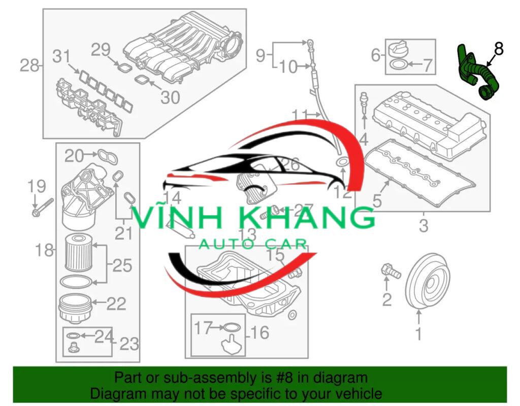 2710180029 | VAN HƠI MỘT CHIỀU XE MERCEDES C180 2710180029 | VAN HƠI MỘT CHIỀU XE MERCEDES C180 - Ảnh 4