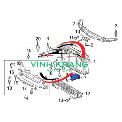 29134D4000| Hướng gió két nước KIA OPTIMA 2018 29134D4000| Hướng gió két nước KIA OPTIMA 2018 - Ảnh 3
