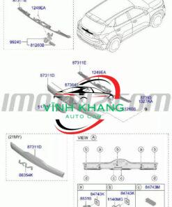 87311Q6100 | NẸP MẠ CỐP HẬU KIA SELTOS 2023 87311Q6100 | NẸP MẠ CỐP HẬU KIA SELTOS 2023 - Ảnh 4