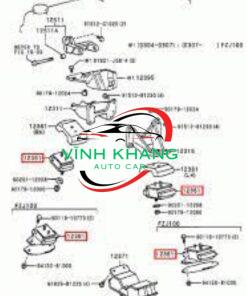 CHÂN MÁY HỘP SỐ XE TOYOTA RAV4 2006 | 1237228220 CHÂN MÁY HỘP SỐ XE TOYOTA RAV4 2006 | 1237228220 - Ảnh 4