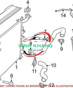 ỐNG NƯỚC KÉT NƯỚC TRÊN FORD EVEREST 2005 - Ảnh 3