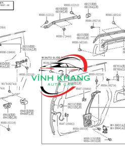 8562008042 - CÁP CỬA TRƯỢT TOYOTA SIENNA 2005-2010 8562008042 - CÁP CỬA TRƯỢT TOYOTA SIENNA 2005-2010 - Ảnh 4