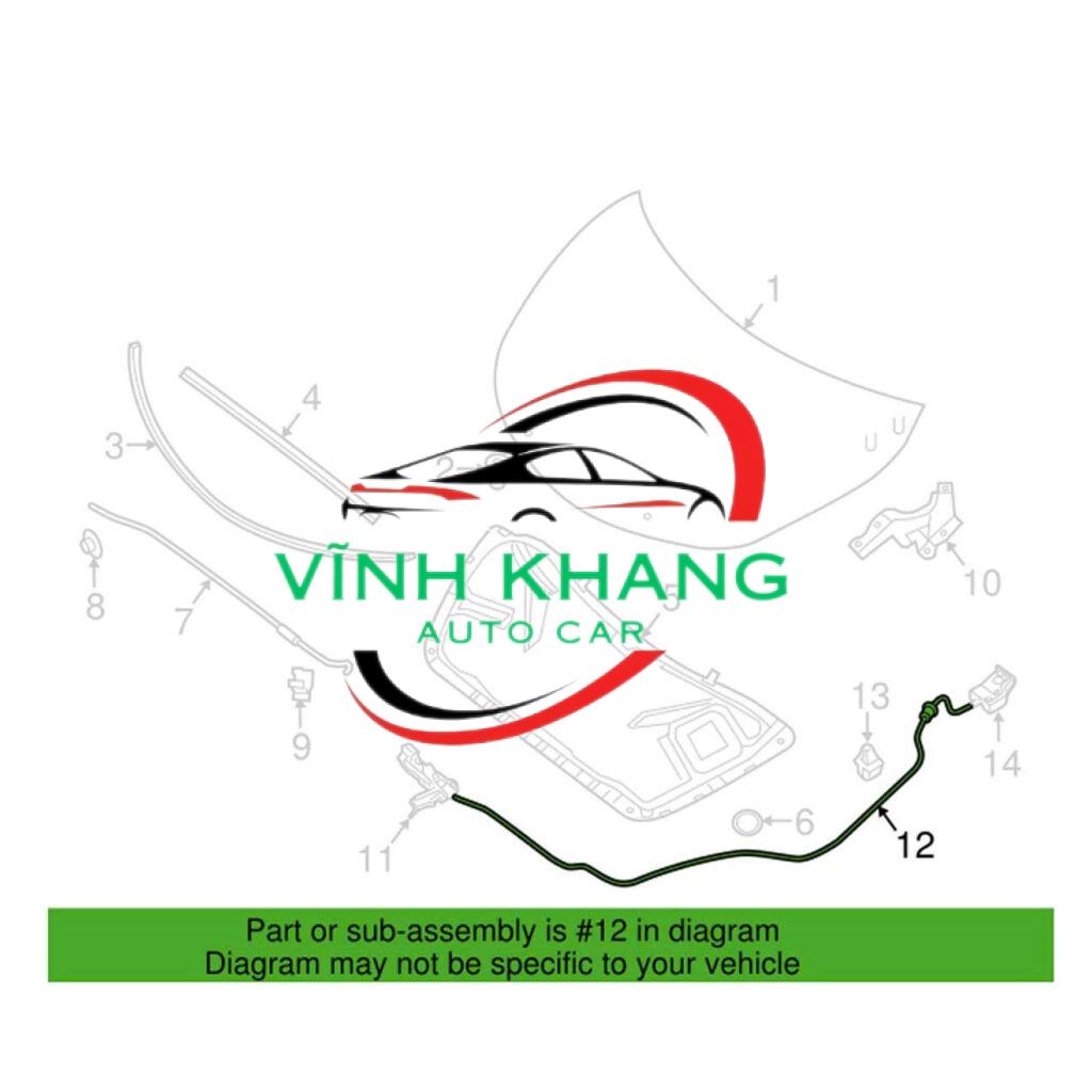 66400-1W010 | NẮP CAPO KIA RIO LX 2014 66400-1W010 | NẮP CAPO KIA RIO LX 2014 - Ảnh 5