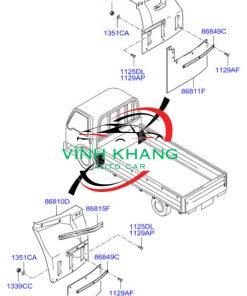 CHẮN BÙN BÁNH PHỤ FORD RANGER 2020 | EB3B28401EB CHẮN BÙN BÁNH PHỤ FORD RANGER 2020 | EB3B28401EB - Ảnh 5