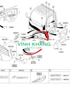 864615M001 | TEM CÁNH CỬA XE KIA BONGO 3 - Ảnh 4