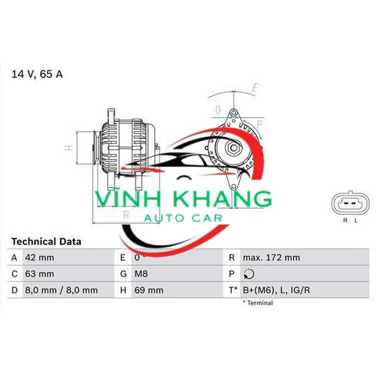 MÁY PHÁT ĐIỆN KIA RONDO 2014 CHÍNH HÃNG | 373002G760 MÁY PHÁT ĐIỆN KIA RONDO 2014 CHÍNH HÃNG | 373002G760 - Ảnh 4