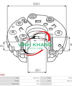 ĐI ỐT MÁY PHÁT KIA FORTE 2008-2013 | F2606622 ĐI ỐT MÁY PHÁT KIA FORTE 2008-2013 | F2606622 - Ảnh 4