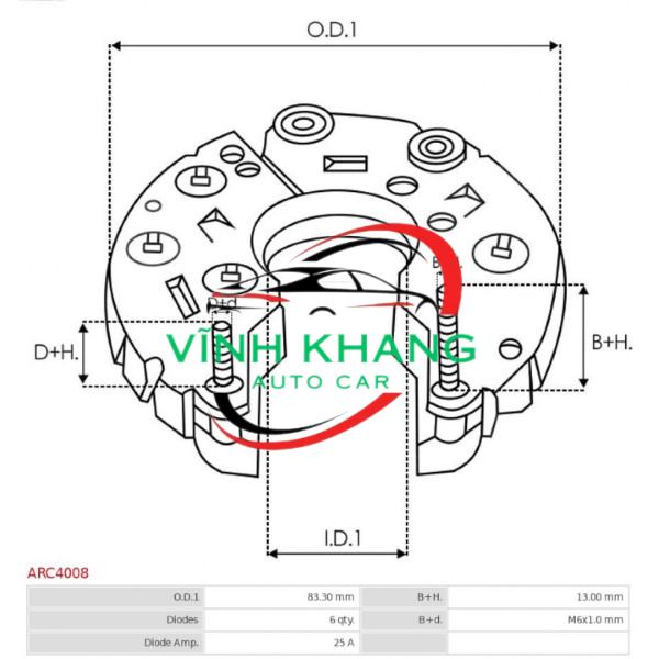 ĐI ỐT MÁY PHÁT KIA FORTE 2008-2013 | F2606622 ĐI ỐT MÁY PHÁT KIA FORTE 2008-2013 | F2606622 - Ảnh 4